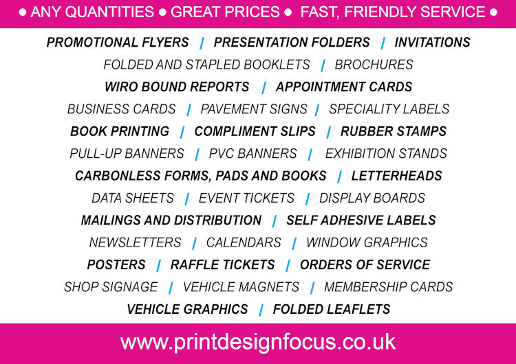 Print Design Focus Services